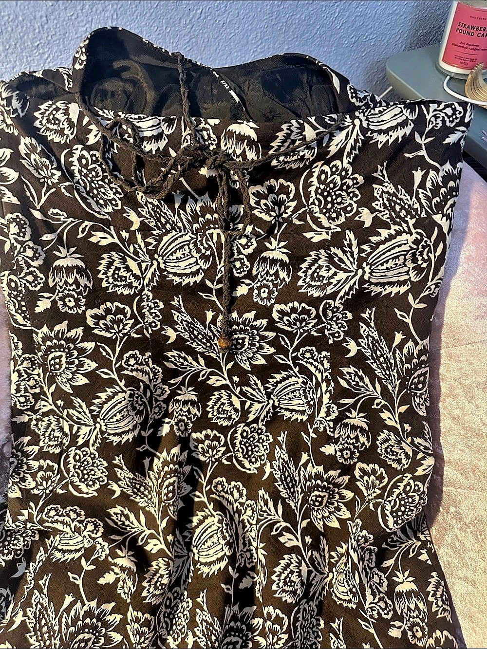 Ann Taylor Floral Maxi Dress Brown & Cream size 2